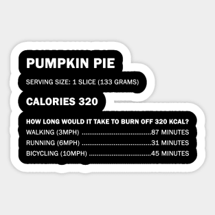 Pumpkin pie Sticker